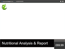 Tablet Screenshot of mypersonalnutrition.com